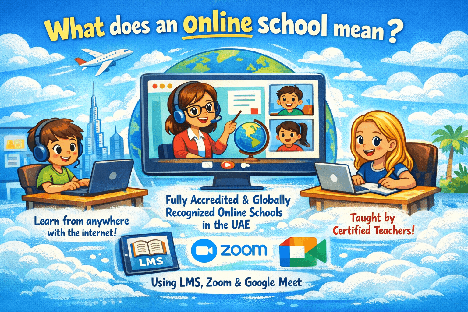 Online school features