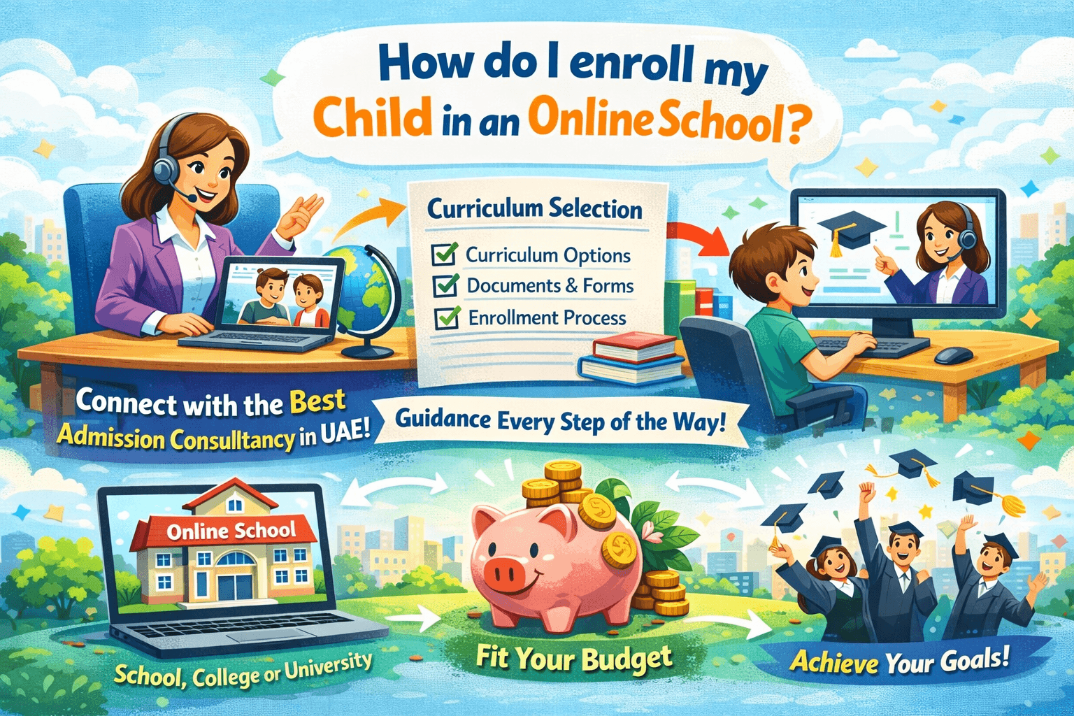 Admission consultancy for online schools