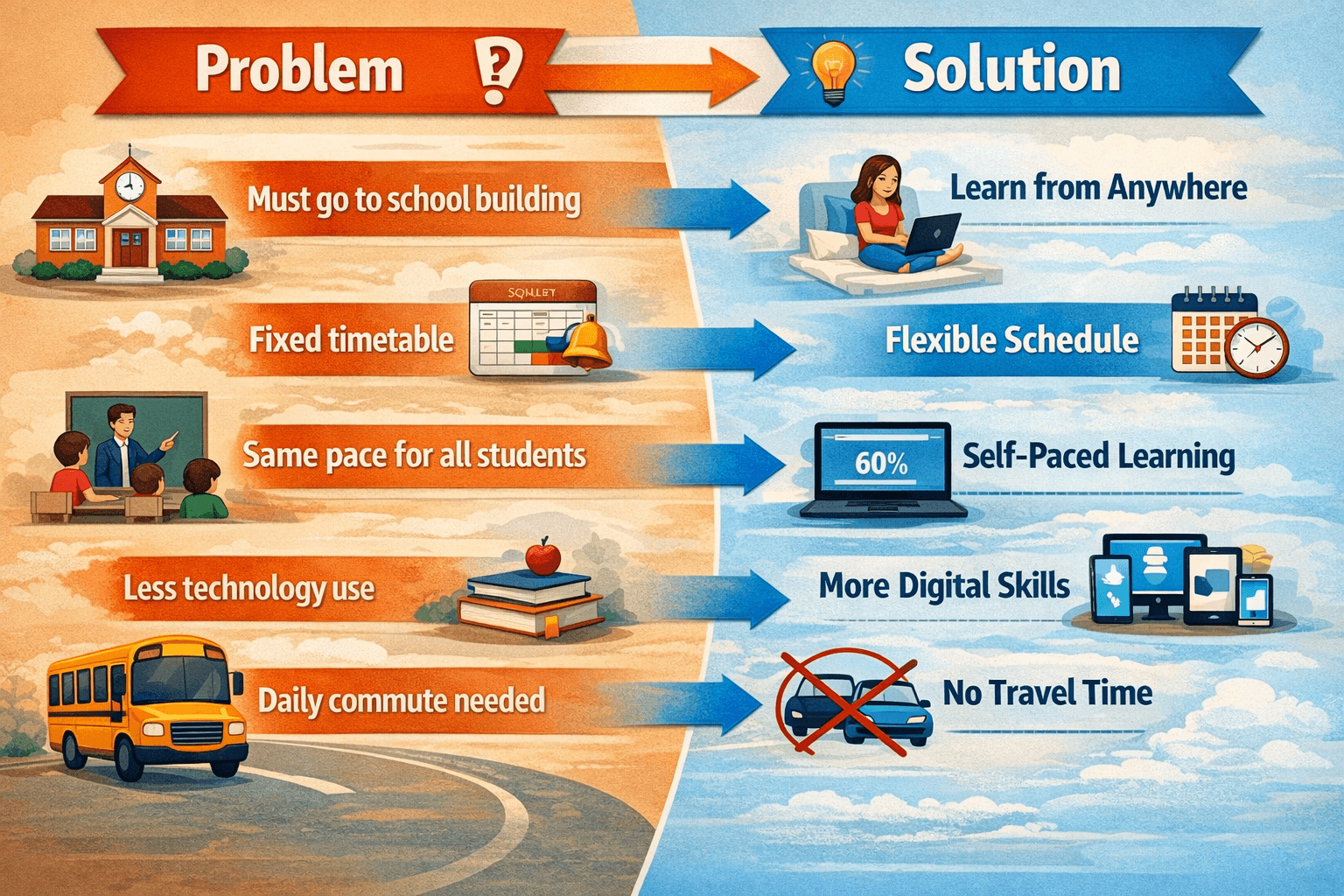 Advantages of online school